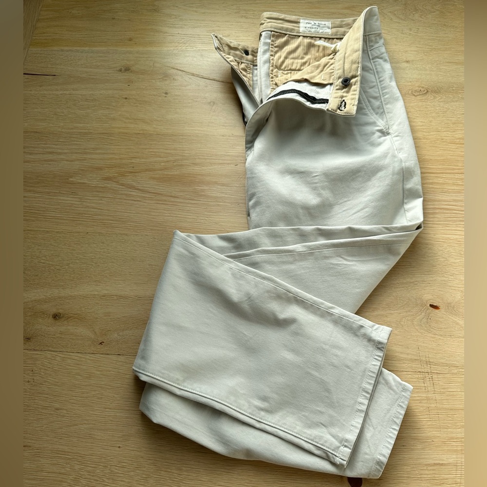 Rage & Bone stone colored cotton jean